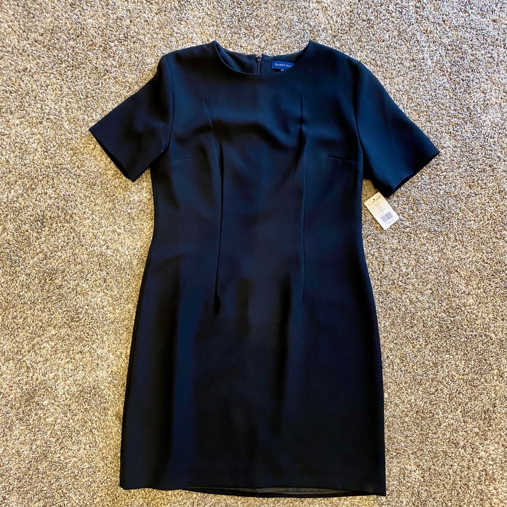 Karen Scott Classic Black Mini Dress